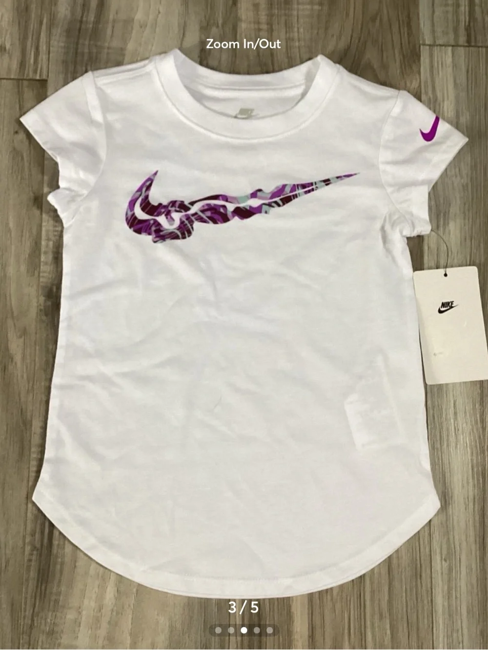Nike Tee & Shorts outfit girls size 4/4T(NWT) ~PRICE FIRM, NO OFFERS~ - Picture 3 of 5
